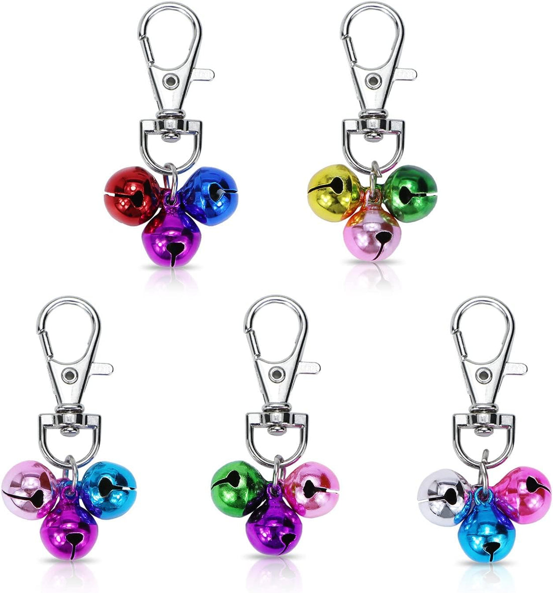 Wontee Cat Collar Bells Loud Dog Bell Training Charm Pendants for Pet