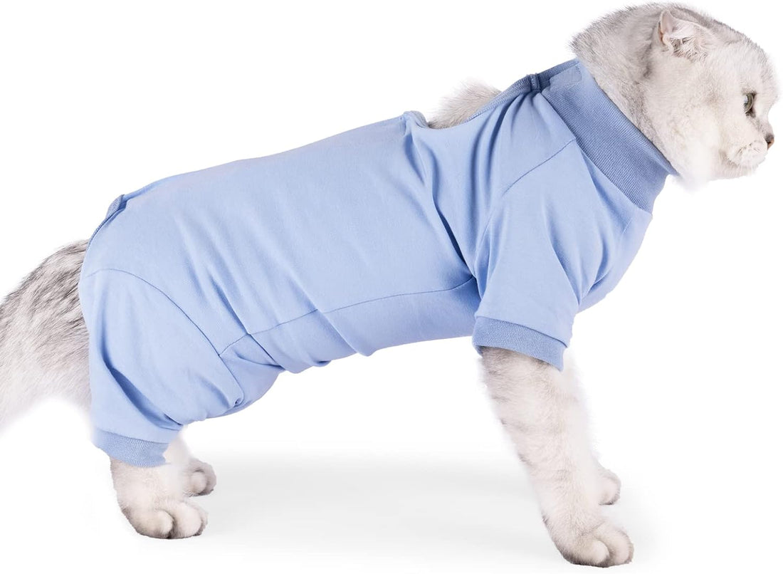 LIANZIMAU Cat Surgical Recovery Suit Professional for Male Female Dog