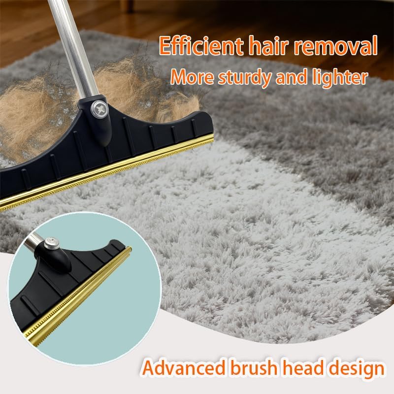 Premium Stainless Steel Pet Hair Removal Carpet Rake