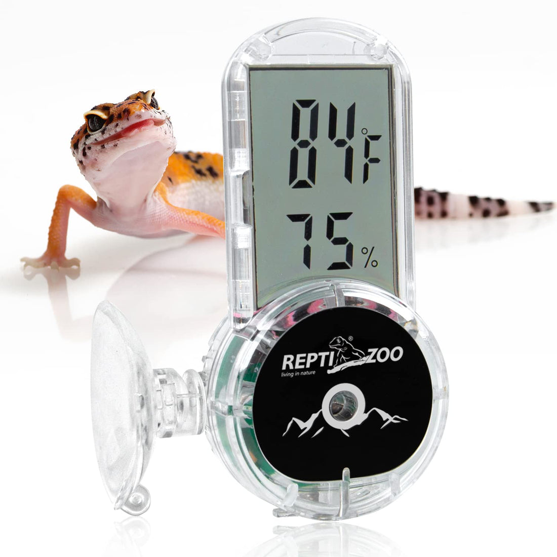 REPTI ZOO Upgraded Reptile Terrarium Thermometer Hygrometer,Digital