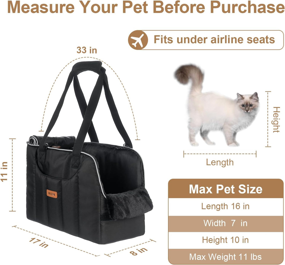 Dog Purse Carrier for Small Dogs Cats Rabbits Up to 12lbs