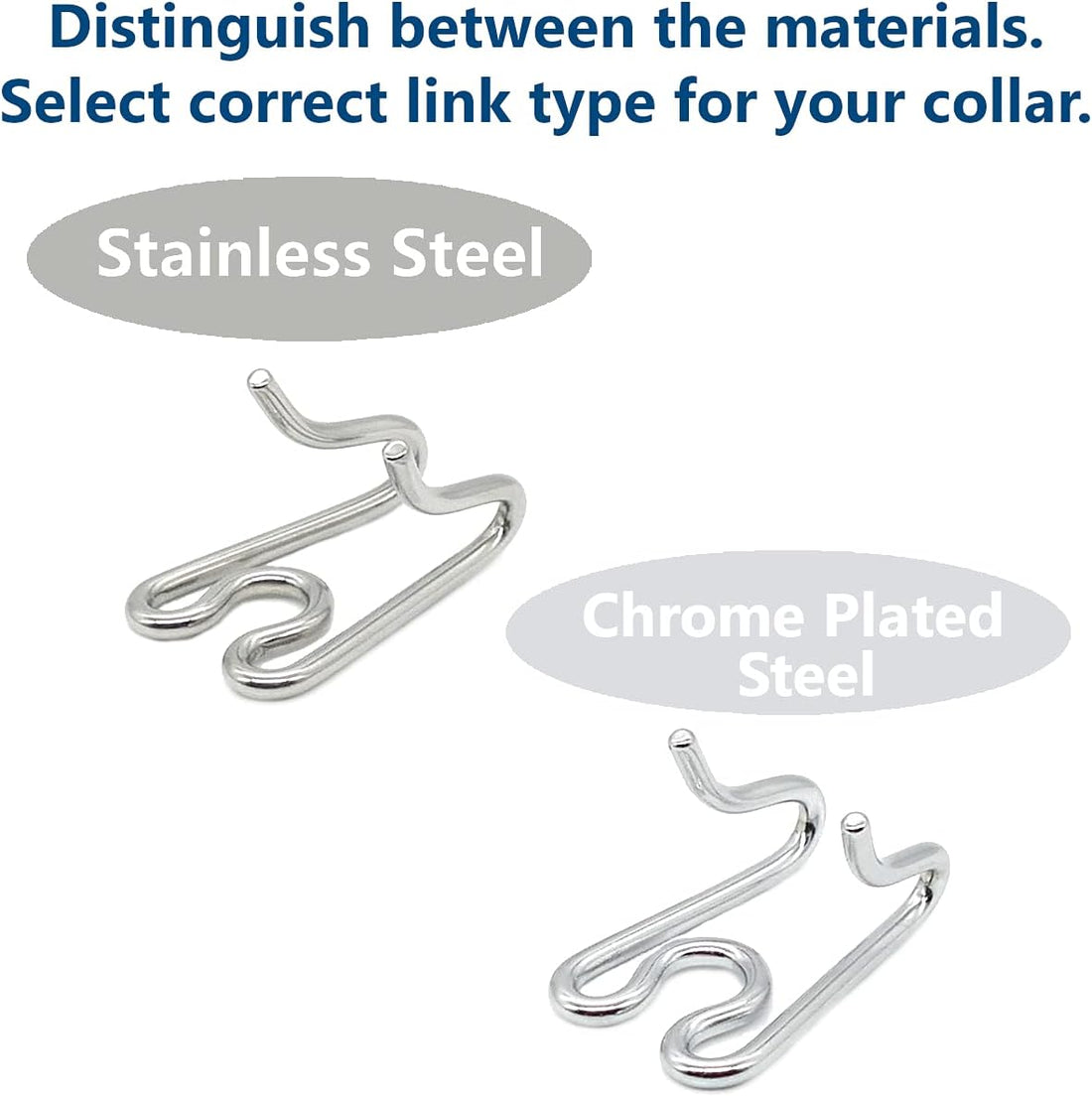 Herm Sprenger - Chrome Plated Steel Additional Prong Links for Herm