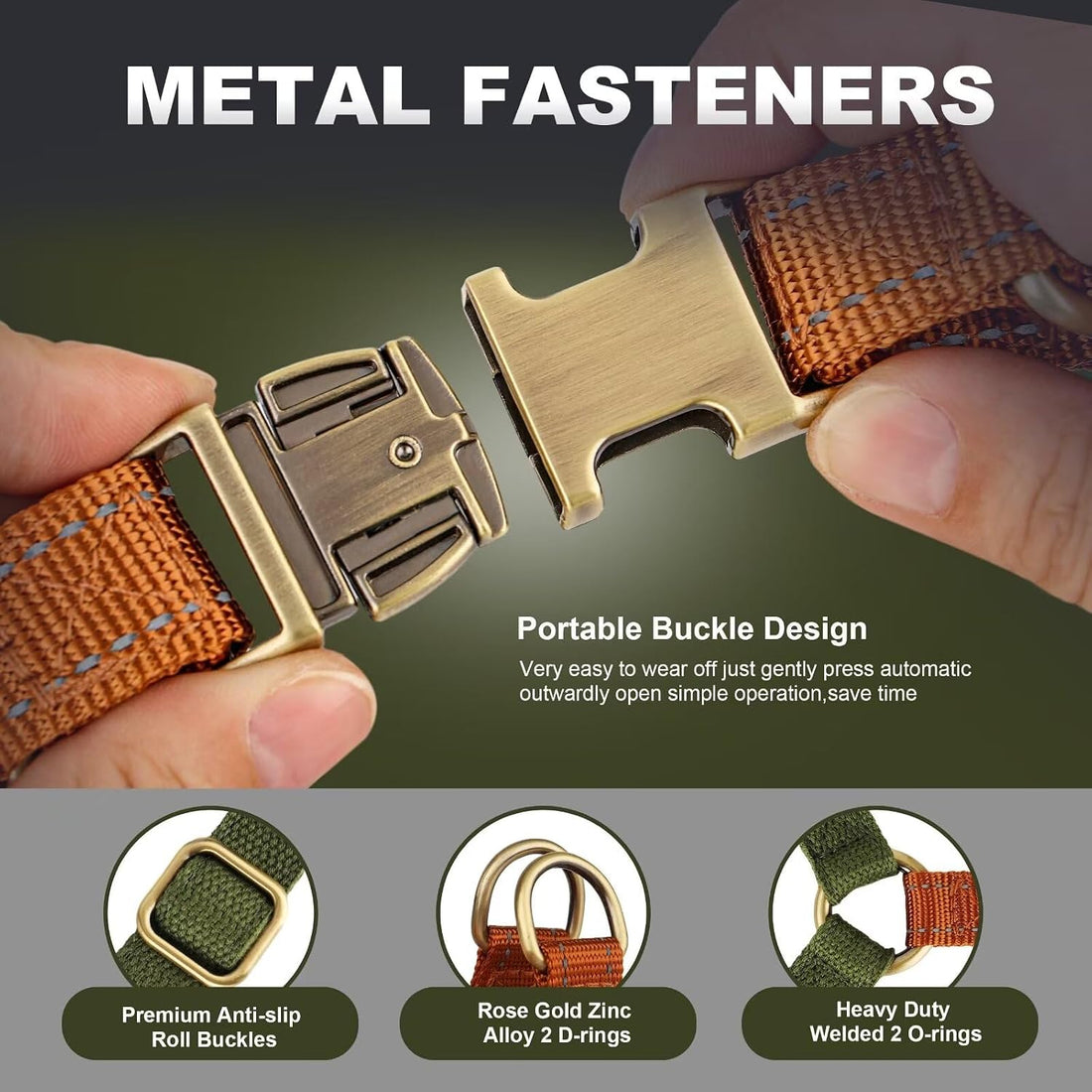 Didog Step in Dog Harness with Metal Buckles
