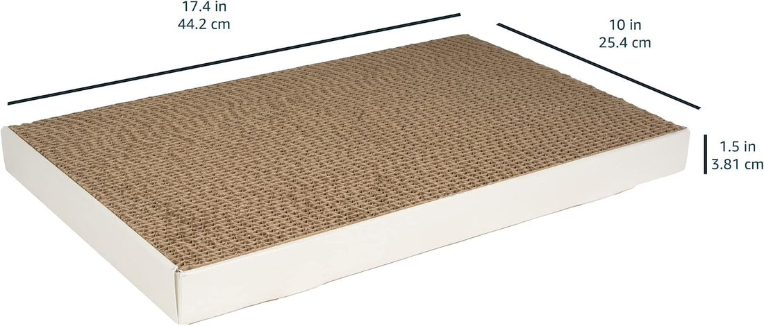 Corrugated Cardboard Cat Scratcher, Scratching Board, Reversible