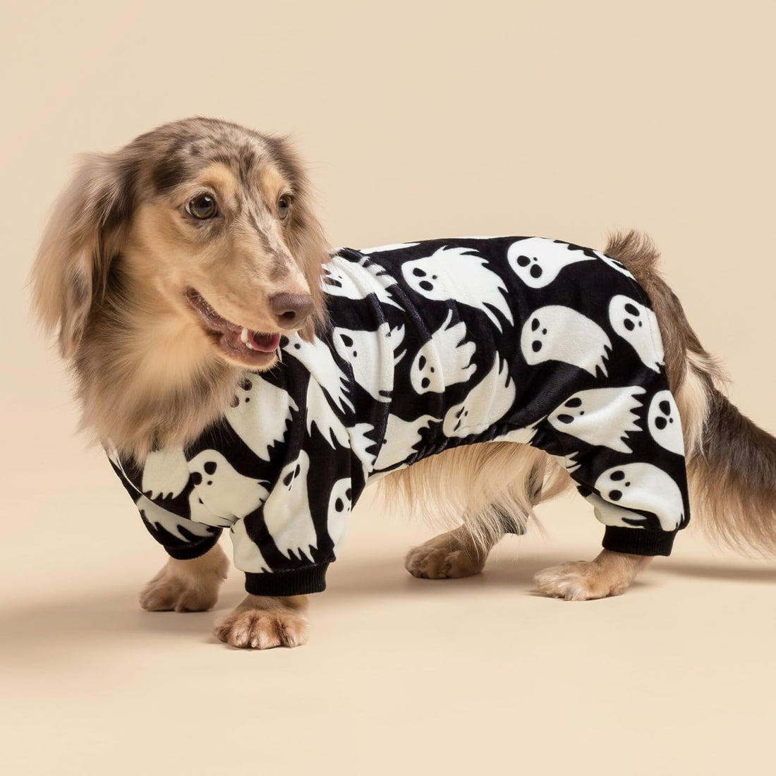 Fitwarm Halloween Ghost Dog Pajamas, Funny Halloween Costumes for Dogs