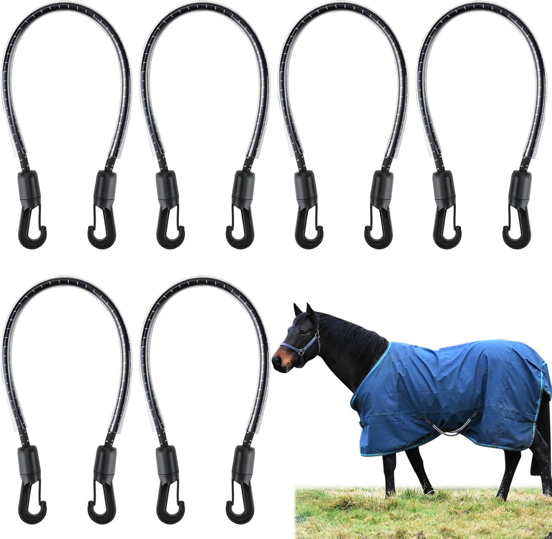 6 Pcs Horse Blanket Leg Straps