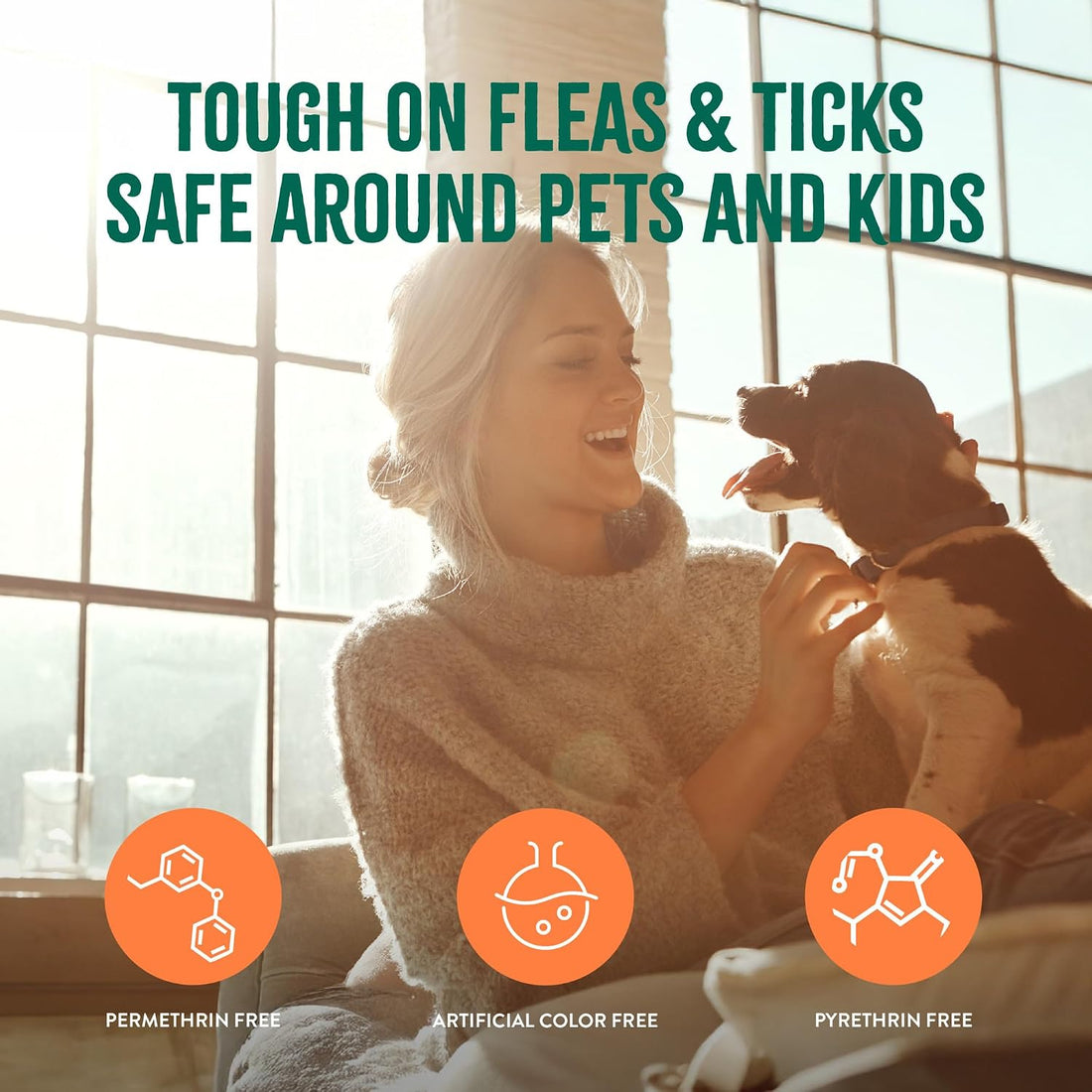TropiClean Natural Flea Spray for Dogs & Home