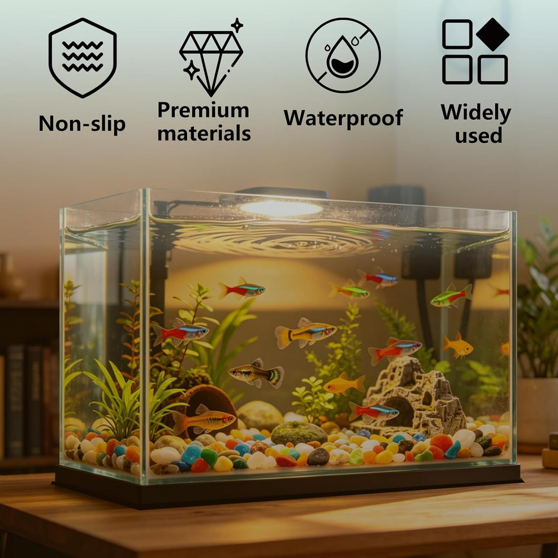 2 Pack Aquarium Leveling Mat for Under Tank