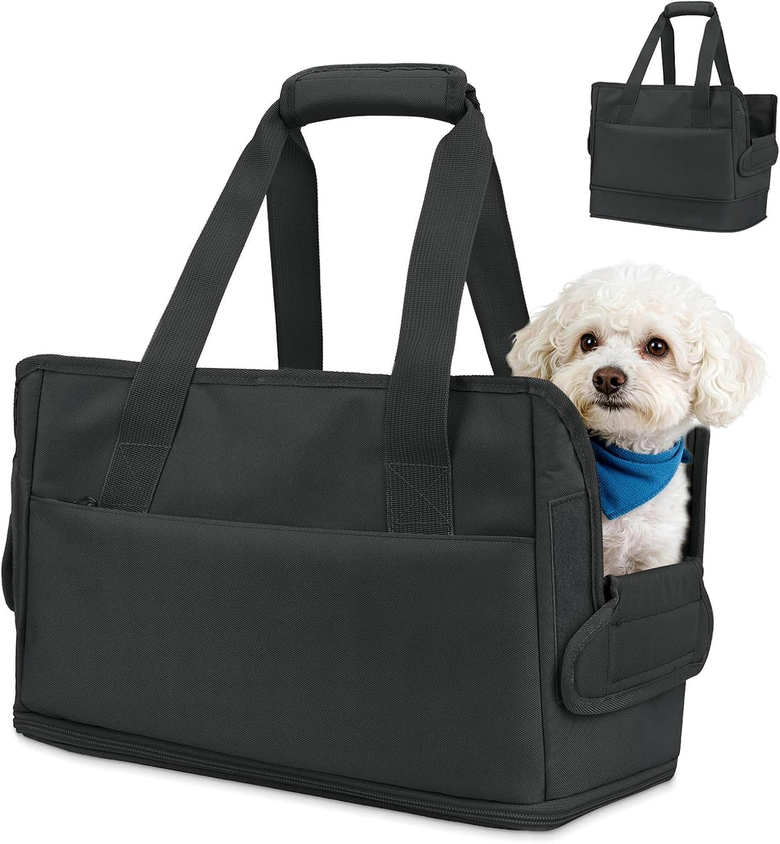 Dog Purse Carrier for Small Dogs Under 10 lbs Soft Sided Pad