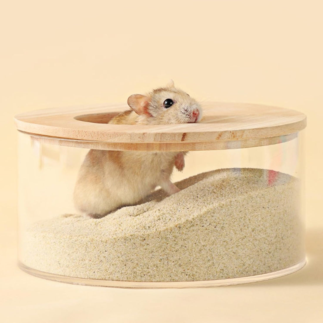 DR.DUDU 2.8lb Hamster Sand for Sand Bath, Hamster Cage Accessories