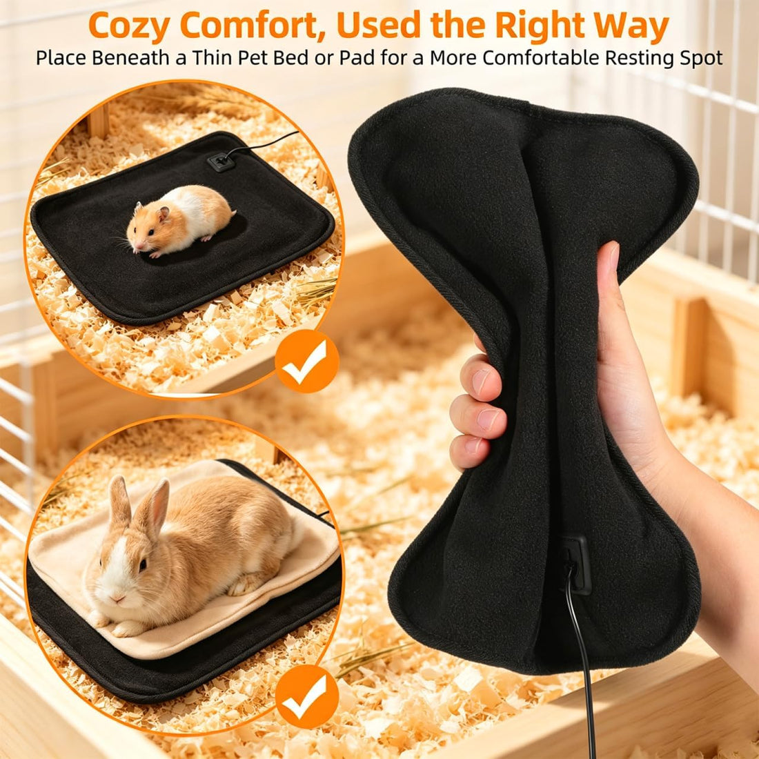 BESPORTBLE USB Heating Pad for Small Animals