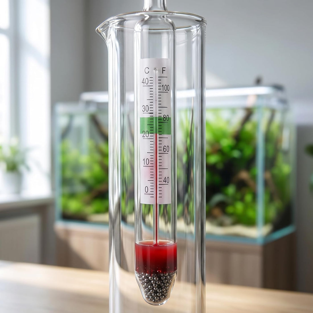 Glass Floating Hydrometer with Built‑in Thermometer