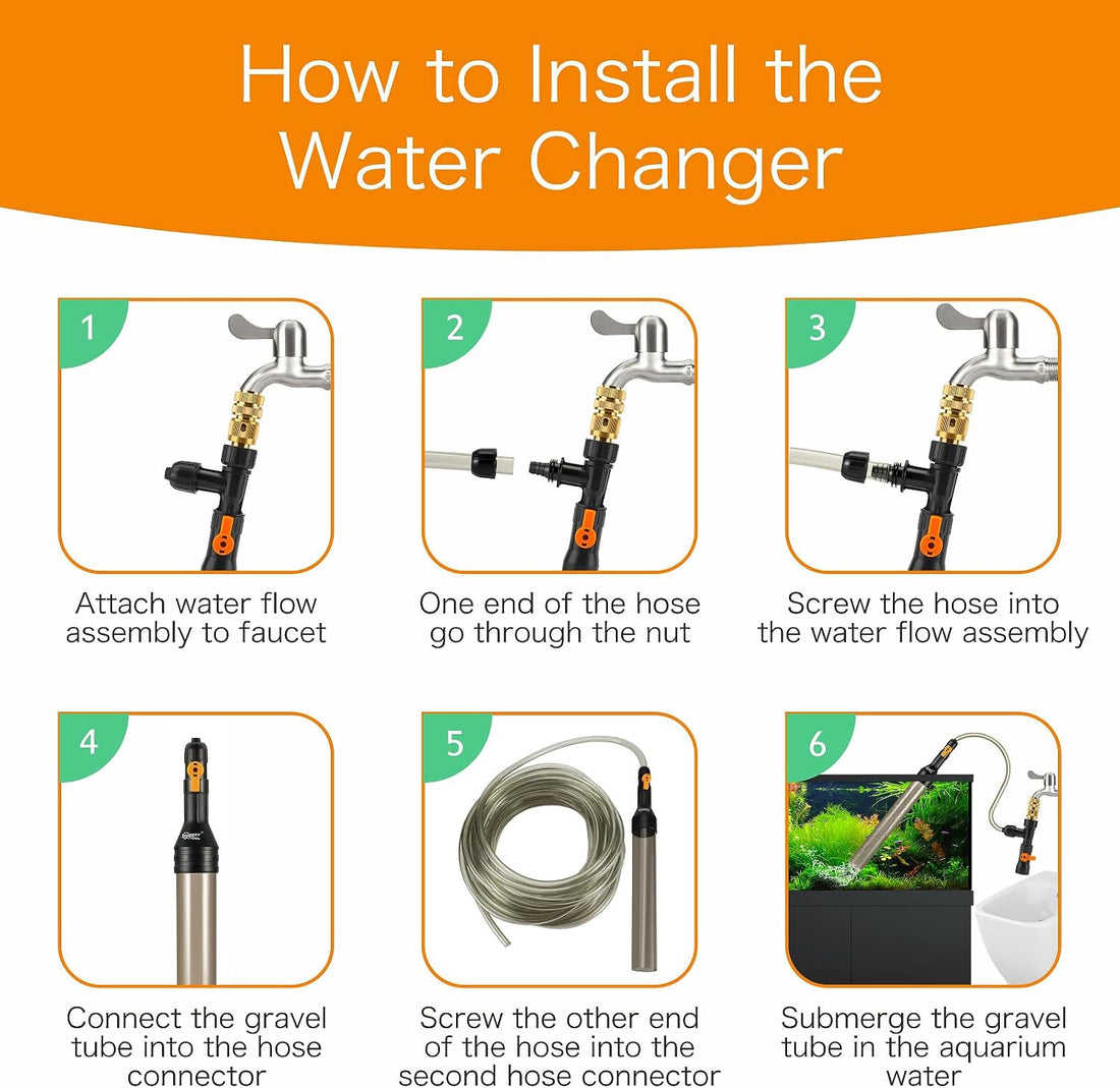 hygger Upgrade Aquarium Water Changer Kit