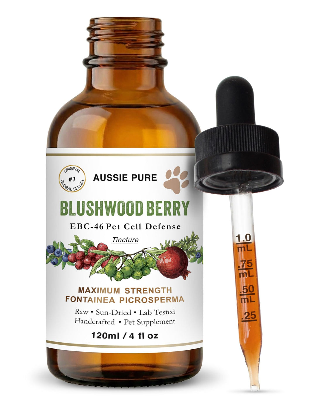 Aussie Pure Pet Therapy Blushwood Berry EBC-46 Tincture - 120ML