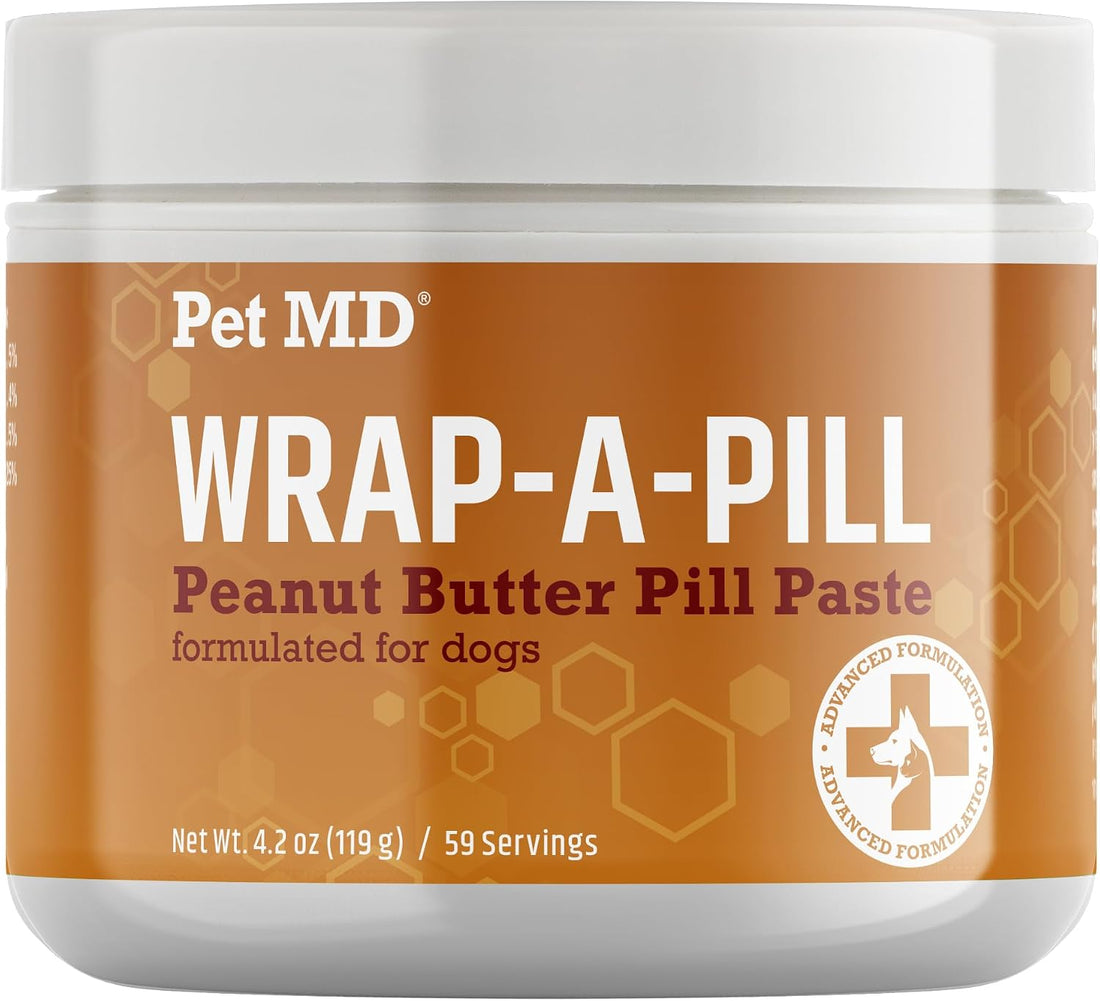 Pet MD Wrap A Pill Bacon Flavor Pill Paste for Dogs - 4.2 oz