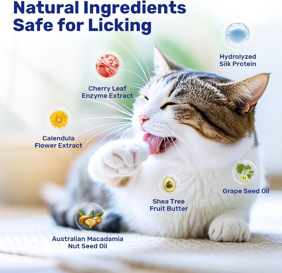 Waterless Cat Shampoo - No Rinse Foam Cat Bath