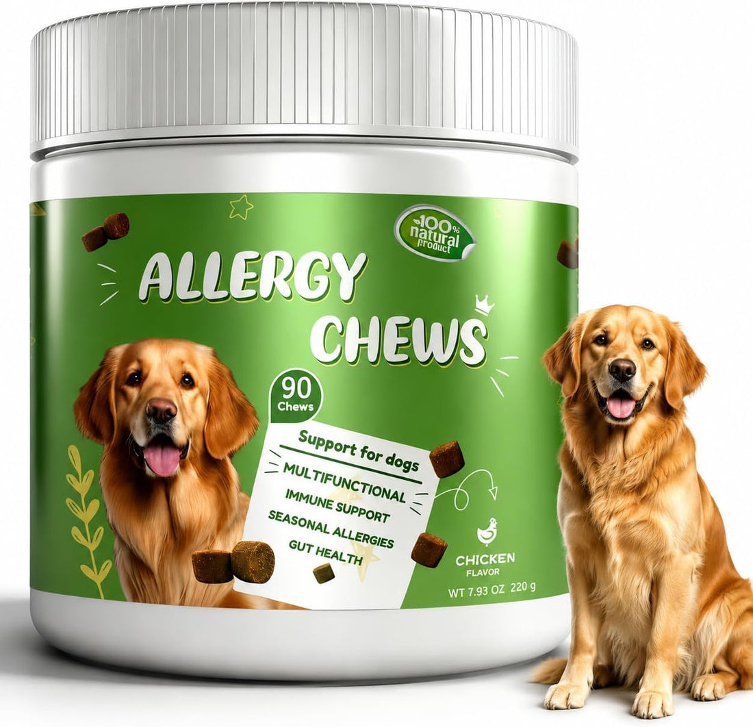 Organnact Dog Allergy Chews Itch Relief Probiotics