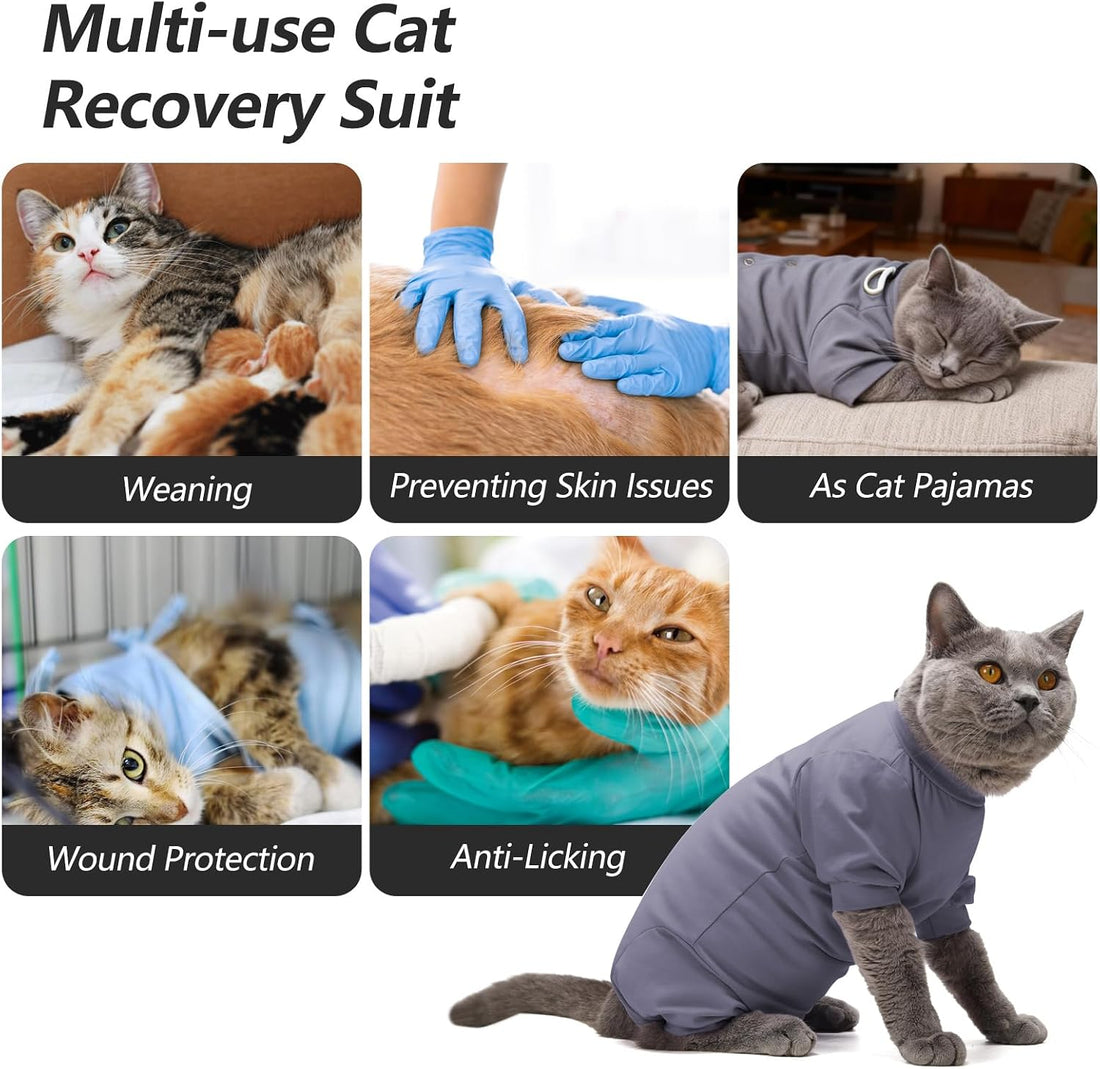 Dotoner Cat Recovery Suit Female Cats After Surgery Spay Soft