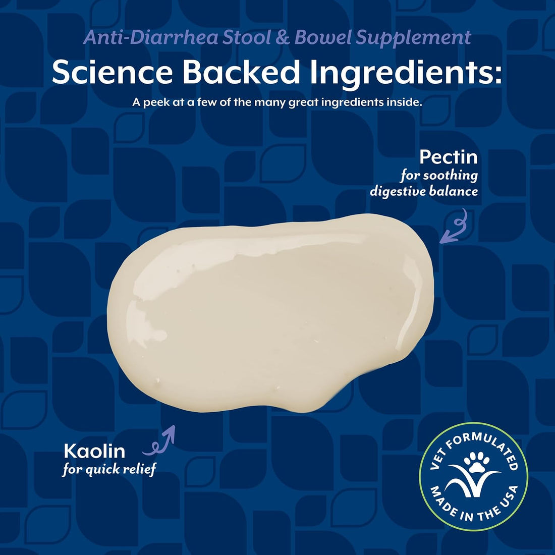 NaturVet Anti-Diarrhea Liquid Pet Supplement Plus Kaolin