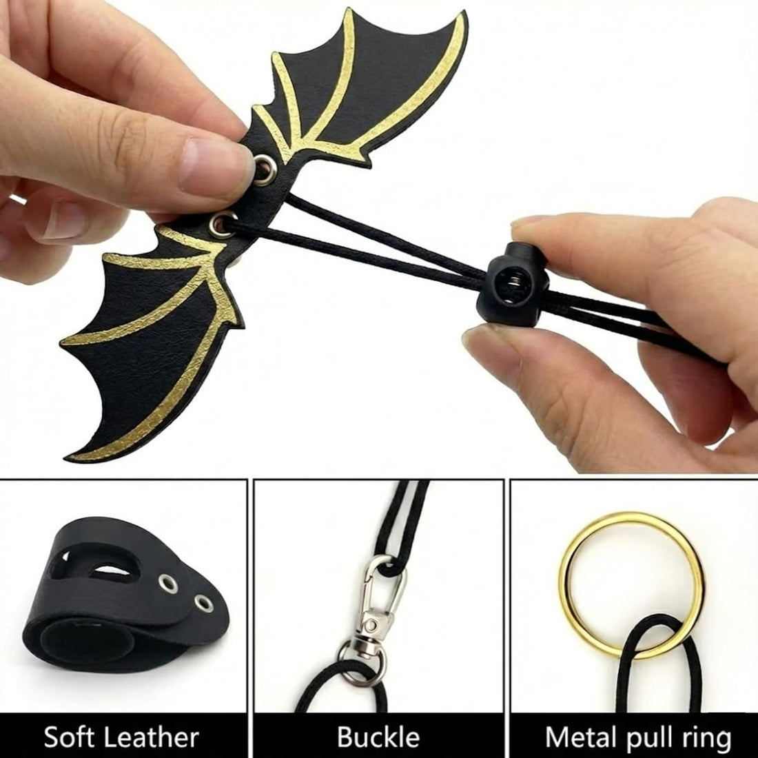 Bearded Dragon Carrier Sling & Bat Wing Leash Harness Set