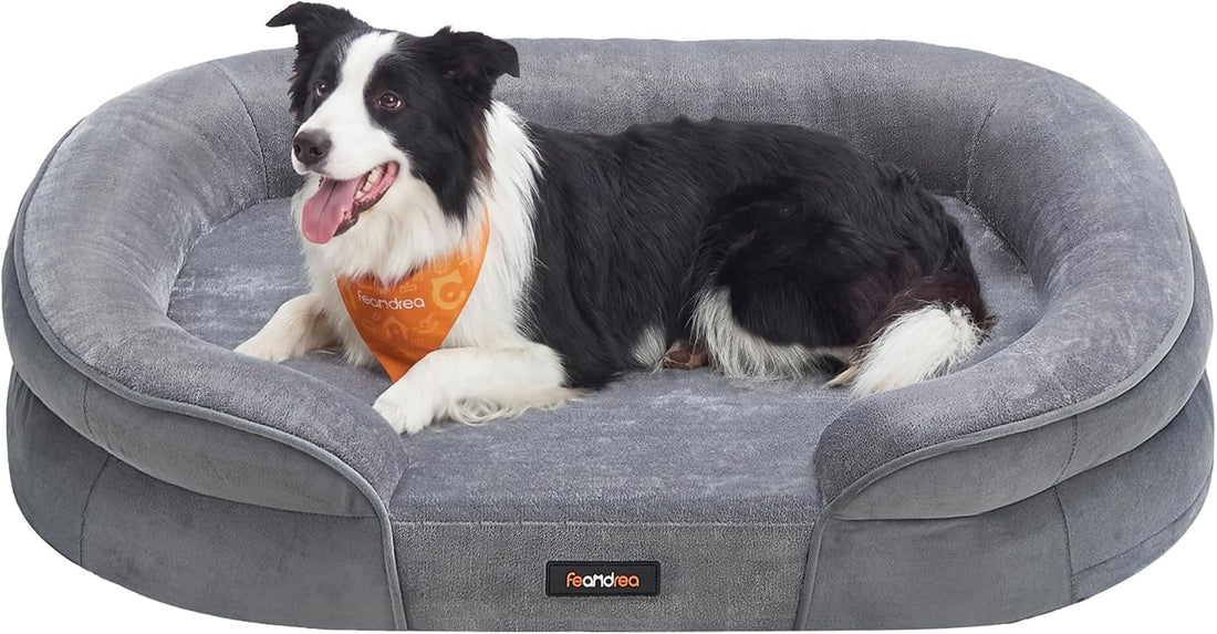 Feandrea Orthopedic Dog Bed, 30" Dog Couch with Removable Washable