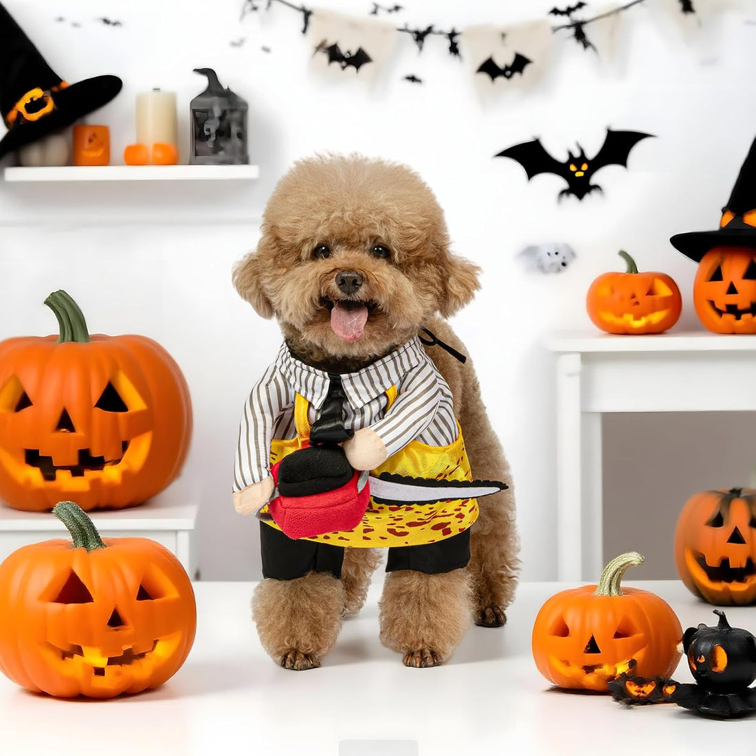 NACOCO Halloween Dog Chainsaw Costume