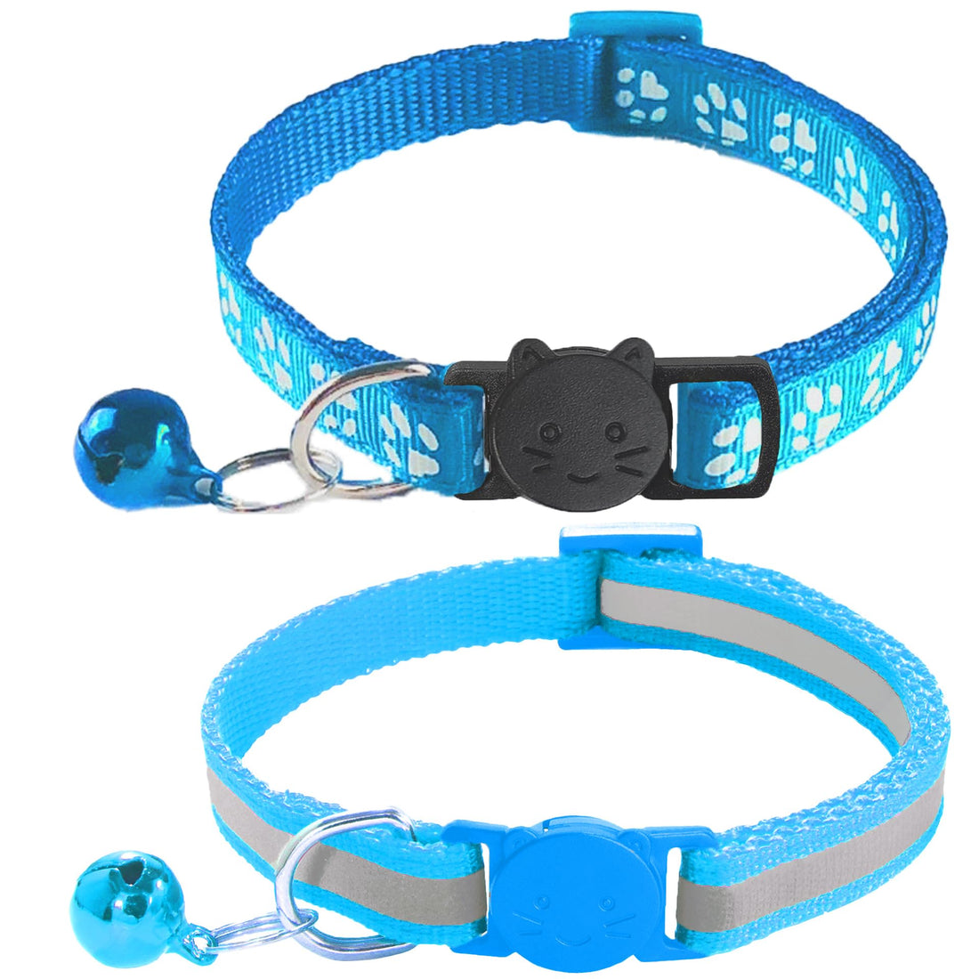 zulinlong 2 Pack Breakaway Cat Collars with Bells