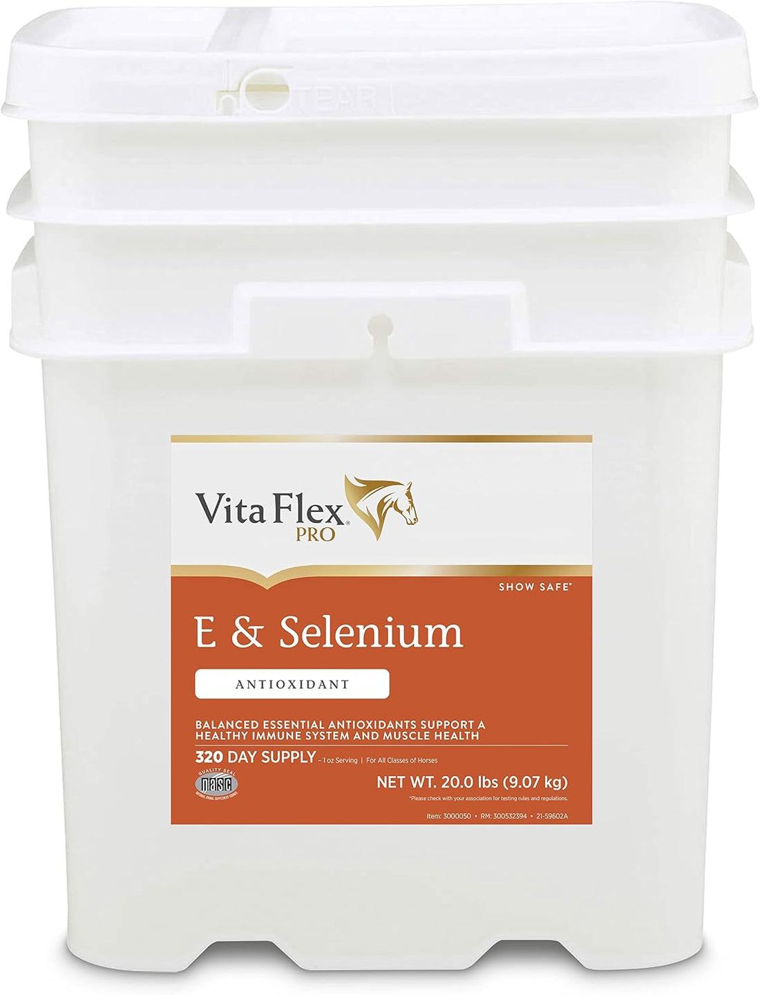 Vita Flex Pro E & Selenium Supplement for Horses, 64-Day Supply