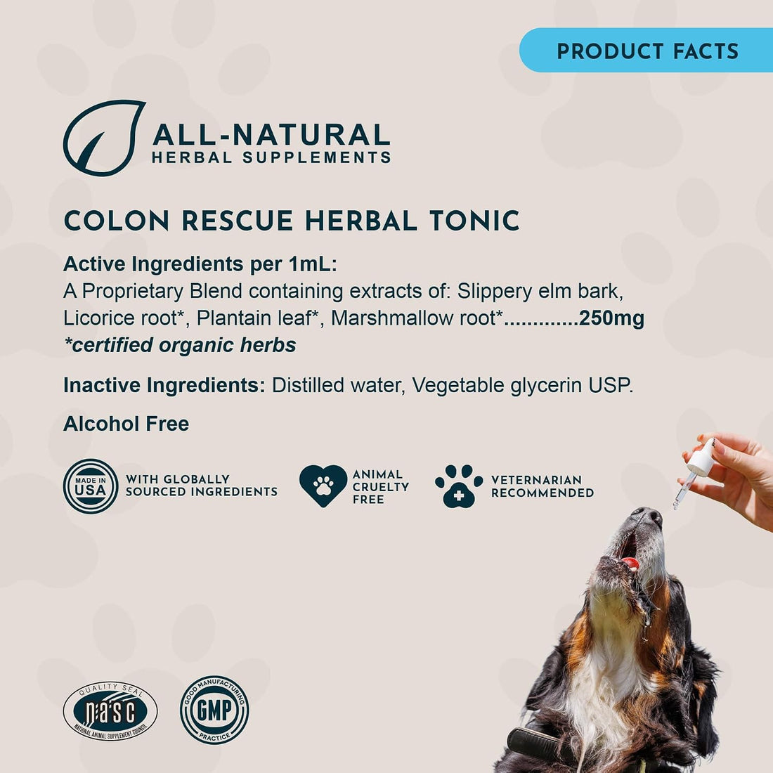 Animal Essentials Colon Rescue Dog Stool Softener - 2 fl Oz