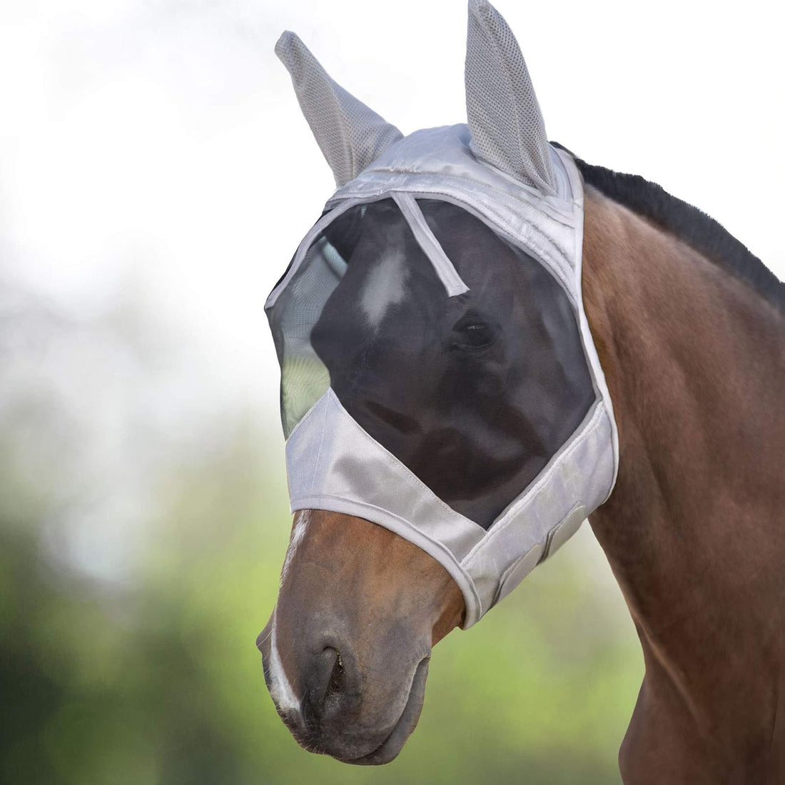 Harrison Howard CareMaster Horse Fly Mask Large Eye Space Half Face