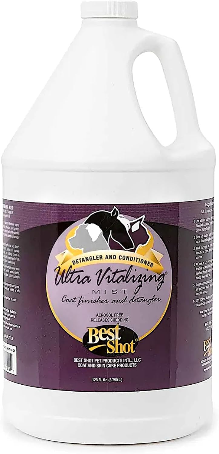 Best Shot Ultra-Vitalizing Mist Detangler and Conditioner with Pet