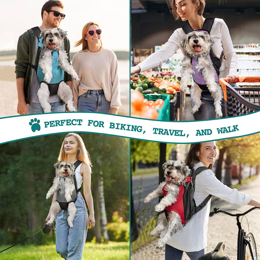 PetAmi Dog Carrier Backpack, Adjustable Pet Cat Front Carrier Backpack