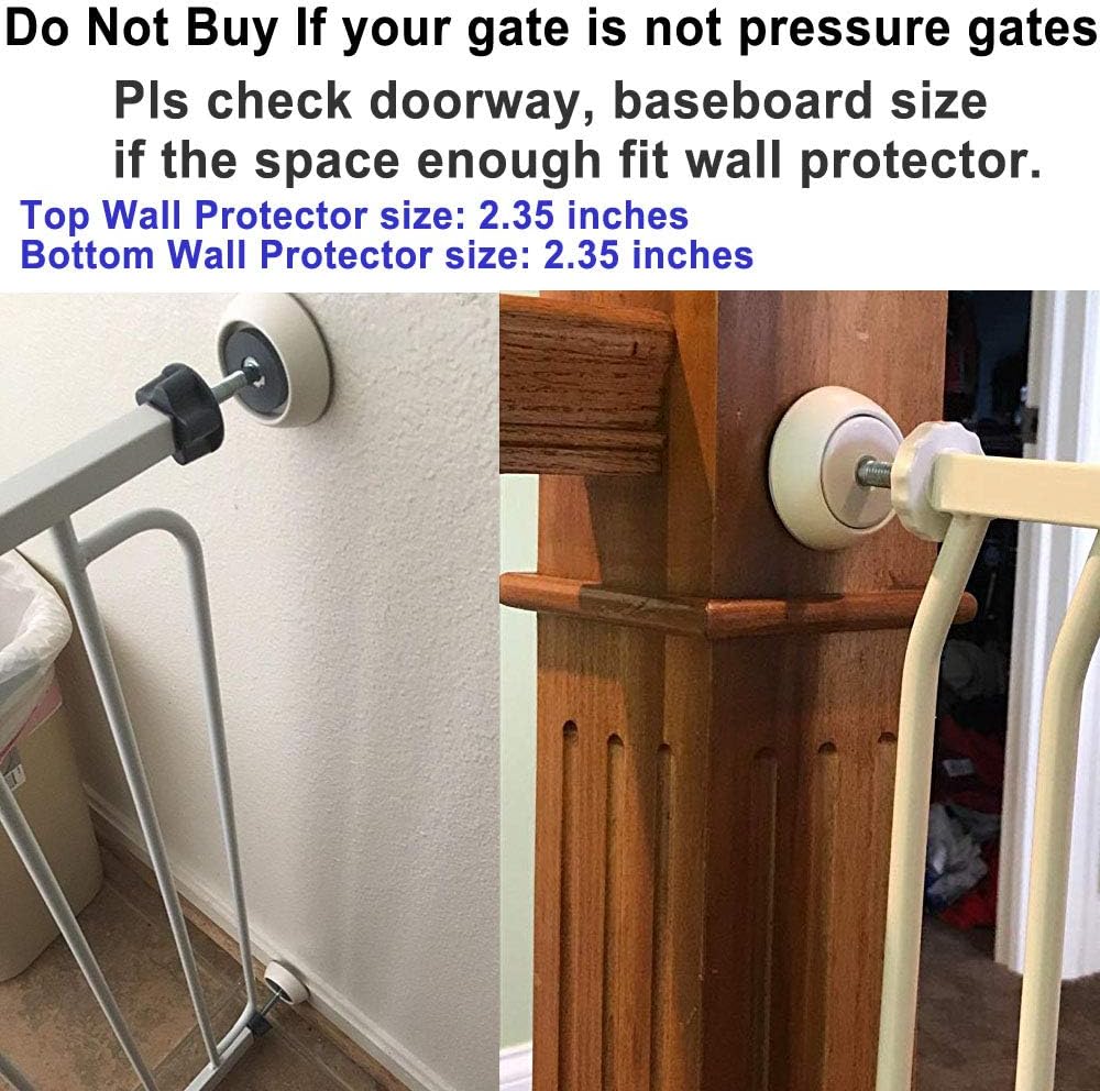Vmaisi Baby Gate Wall Protector Protect Walls 4 Pack