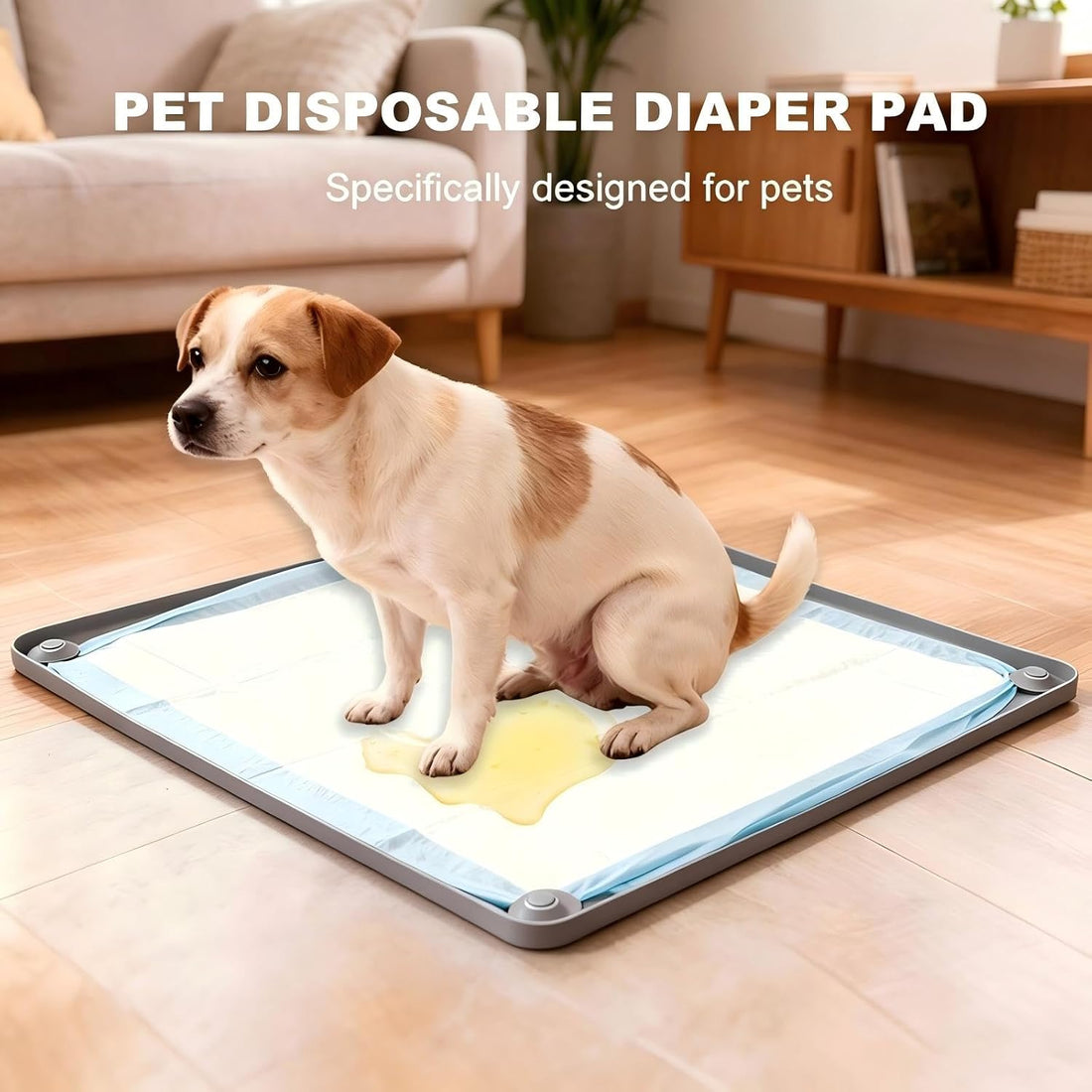Dog Pee Pad Holder Tray 23x23, Silicone Puppy Pad Holder