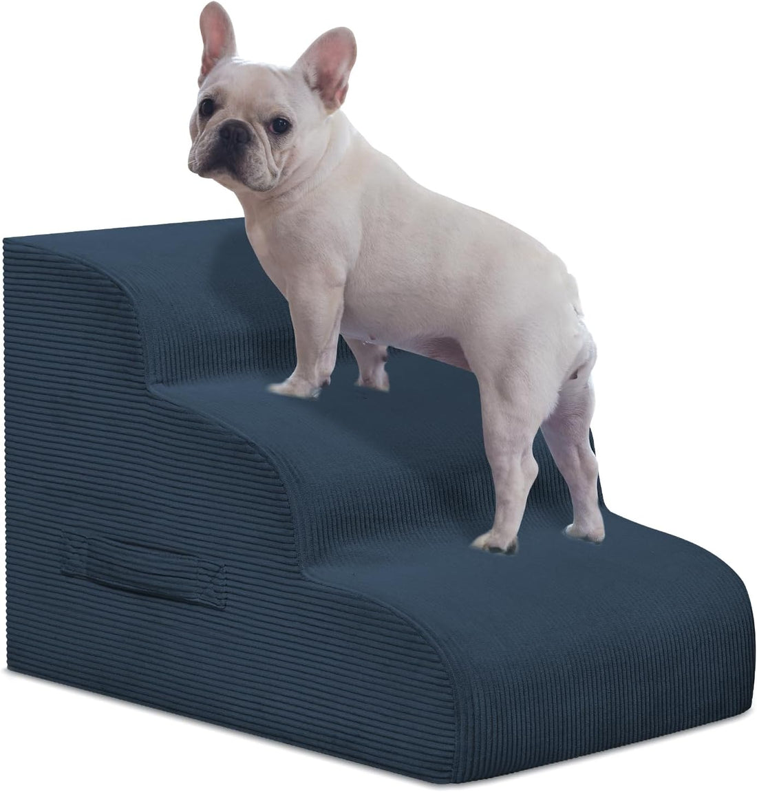 Mesa Lemon 3 Step Dog Stairs Pet Ramp for High Beds, Sofas and Cars