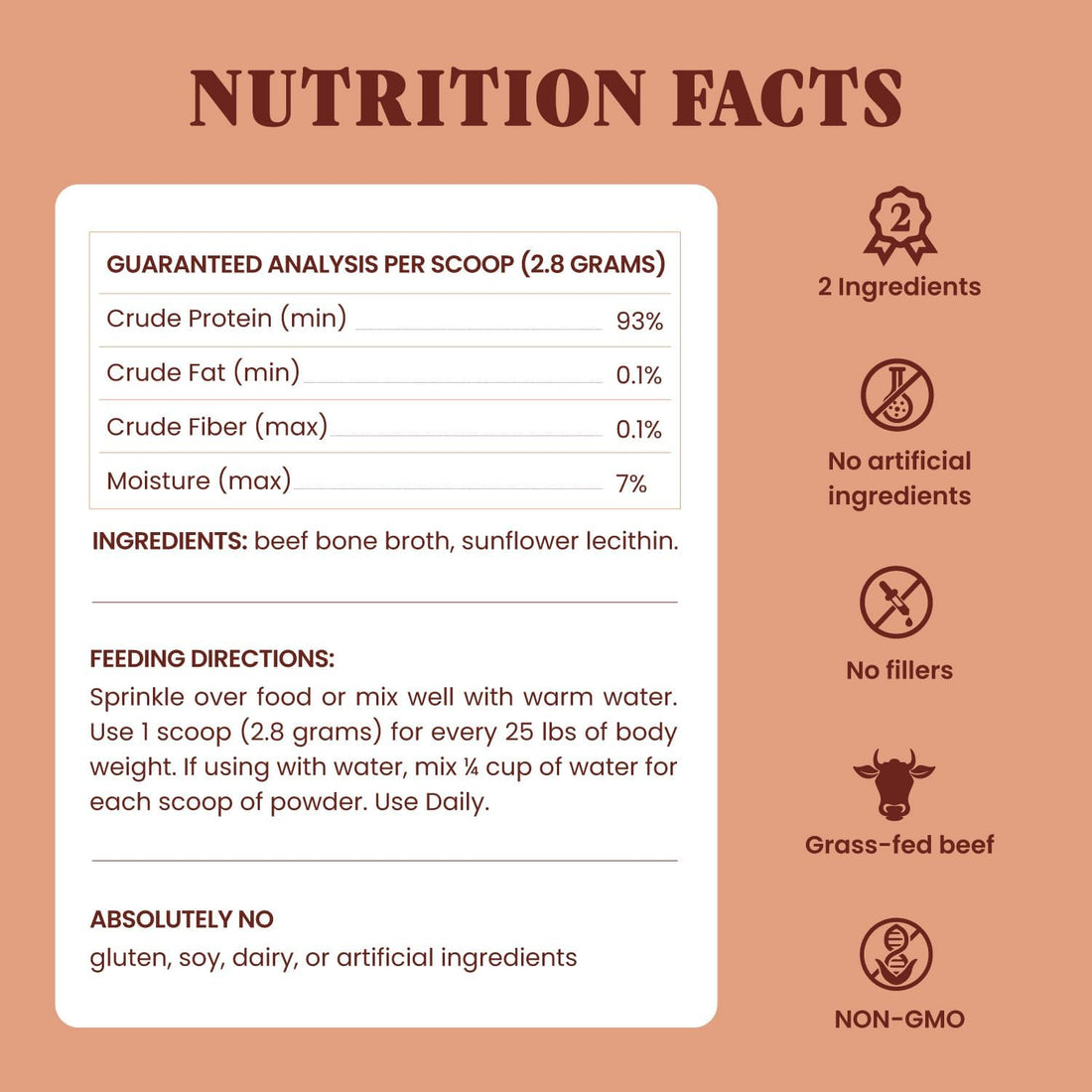 Bone Broth Powder for Dogs and Cats