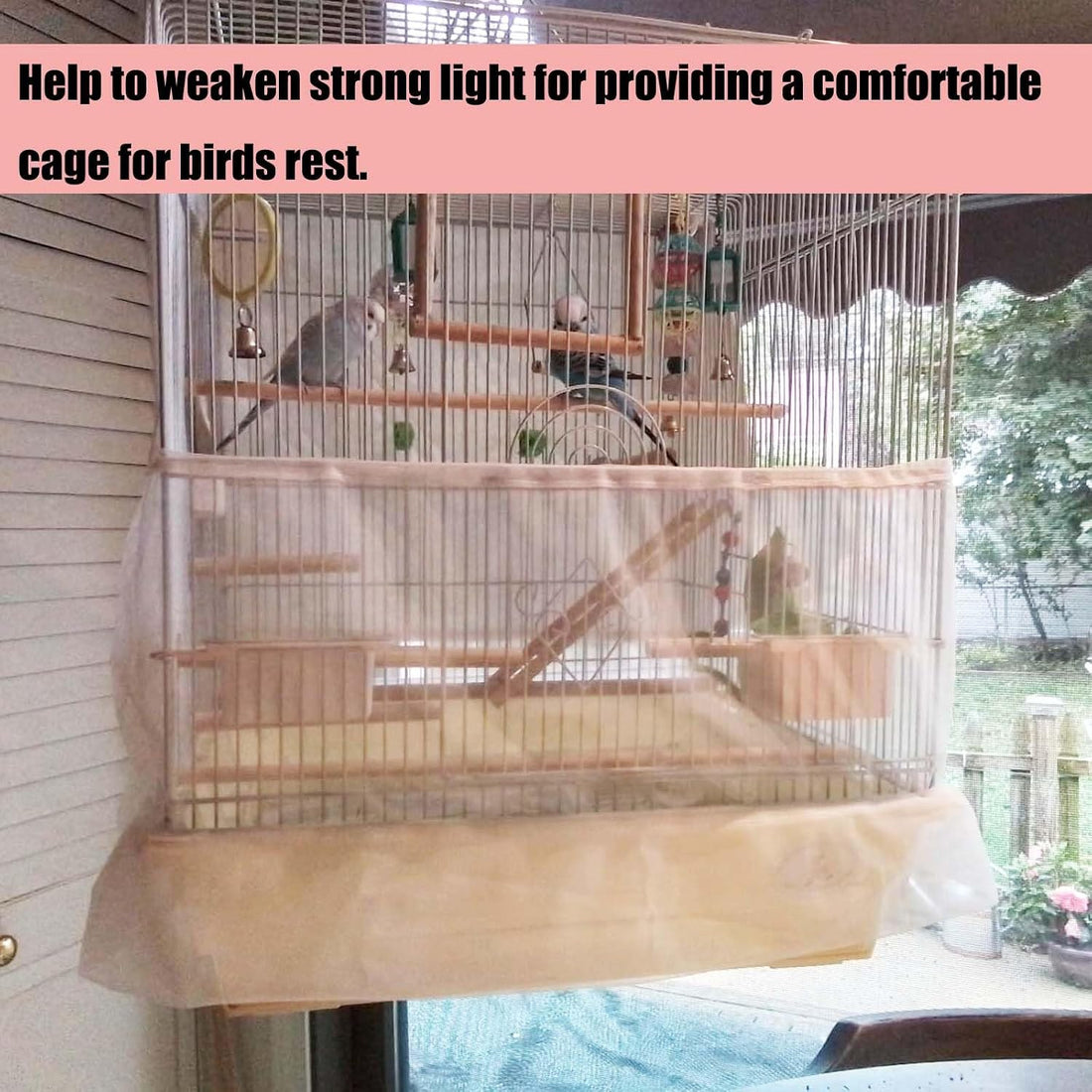 Bird Cage Seed Catcher, Large Bird Cage Cover