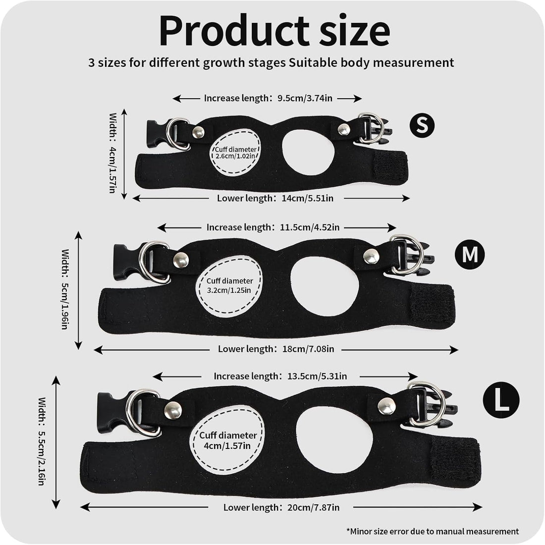 4pcs Bearded Dragon Harness and Leash Set for Small Reptile