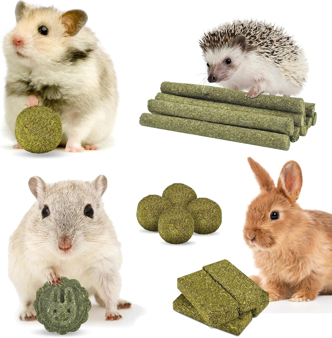 ERKOON 25Pcs Bunny Chew Toys