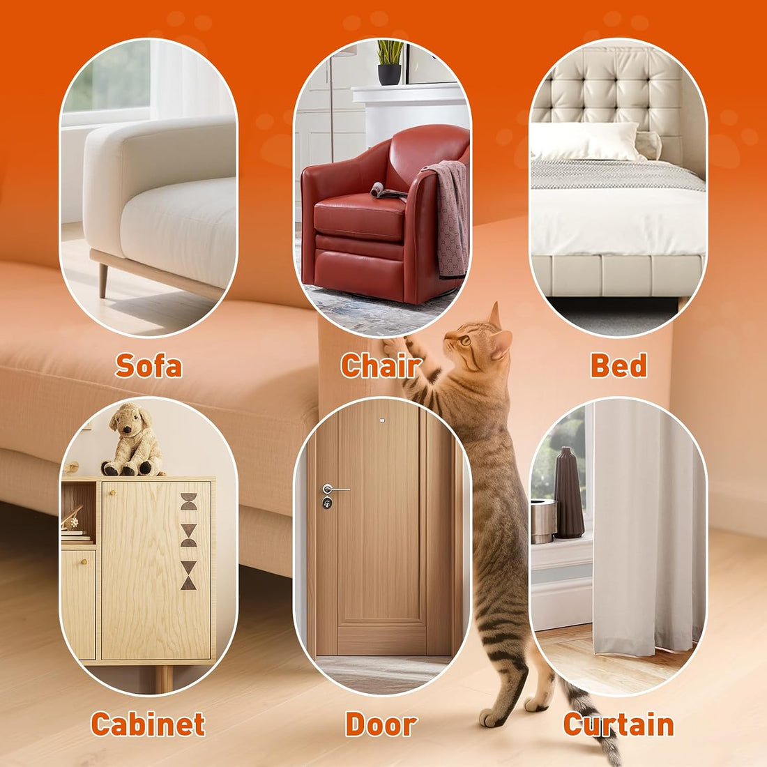 17Pack- Anti Cat Scratch Furniture Protector