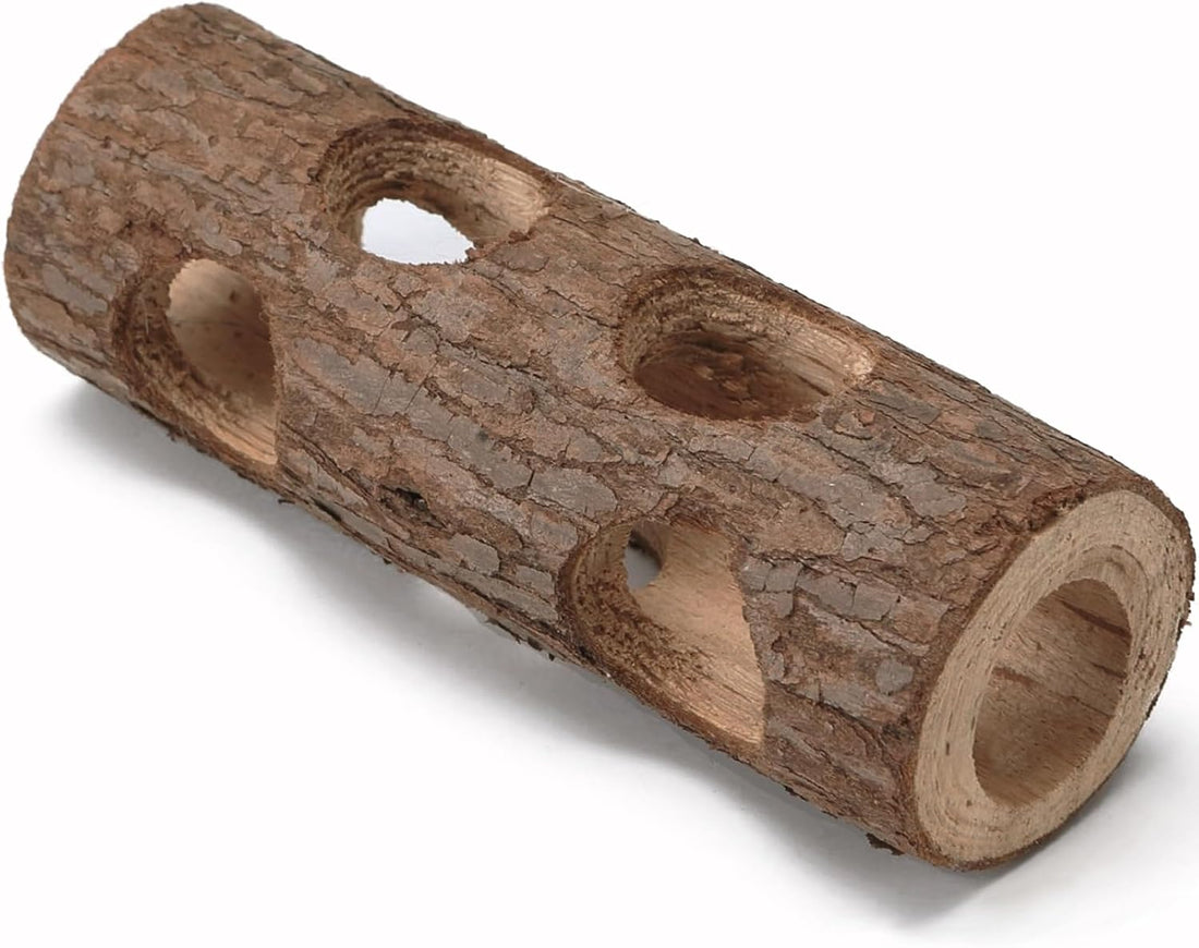 Natural Wood Tunnel Hamster Tunnel for Hamster Reptile Small Animals