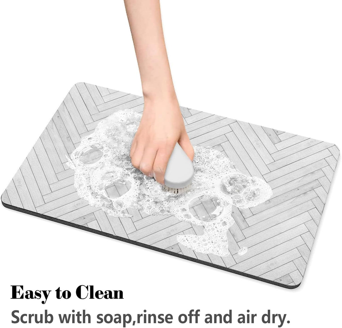 Dog Food Mats for Floors Absorbent, Pet Cat Food Mat