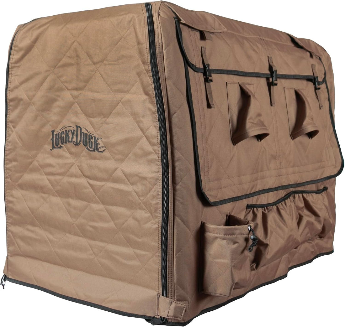 Lucky Duck Weather Protection Kennel Cover, Intermediate, Storm Grey