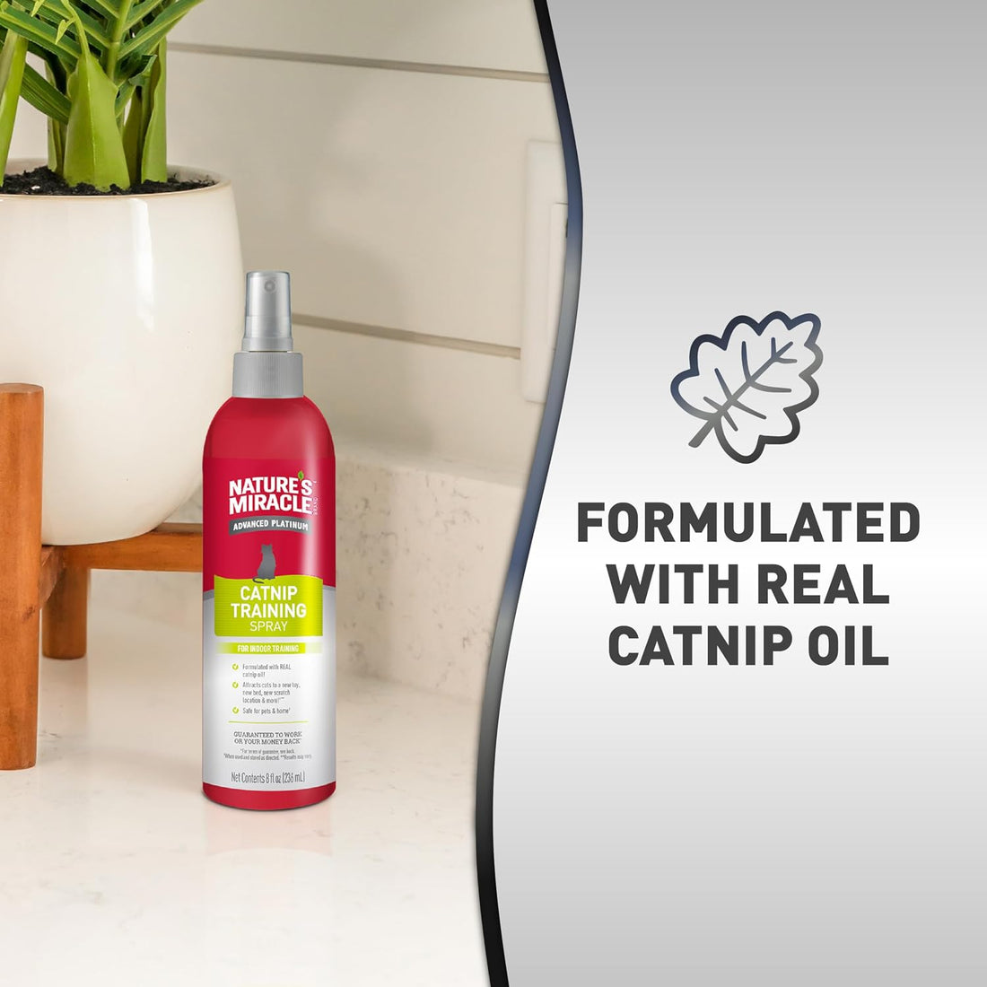 Nature's Miracle Advanced Catnip Training Spray for Indoor Training