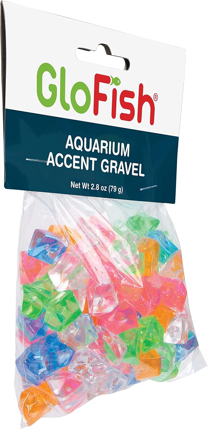 GloFish Accent Gravel for Aquariums, 2.8 Oz