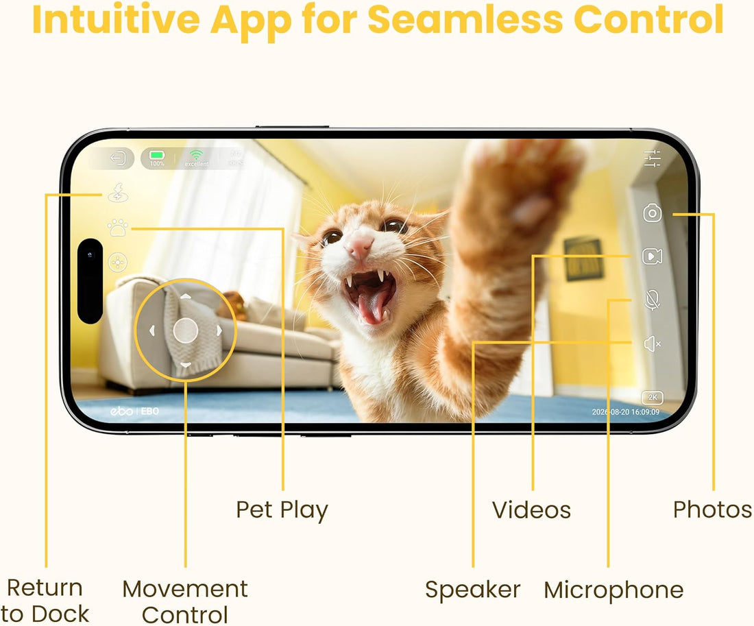 Enabot Mobile Pet Camera EBO SE 2 FamilyBot