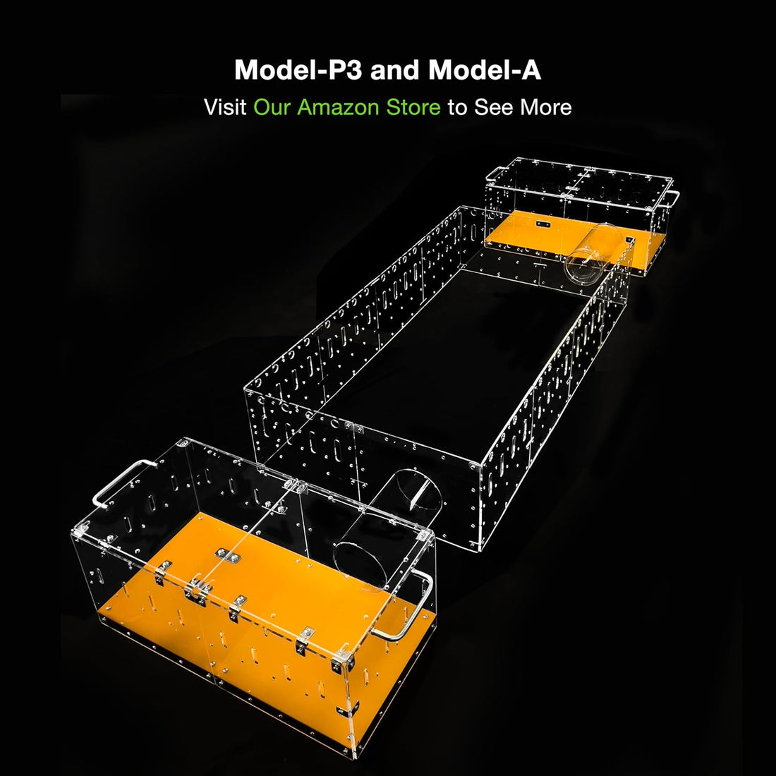 GuineaLoft™ Model-A Acrylic Guinea Pig Cage