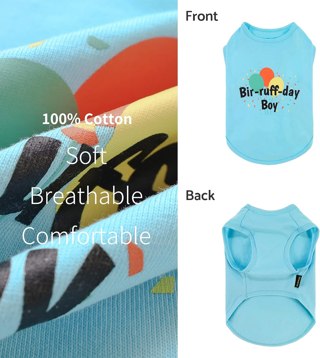 Fitwarm Birthday Boy Dog Shirt
