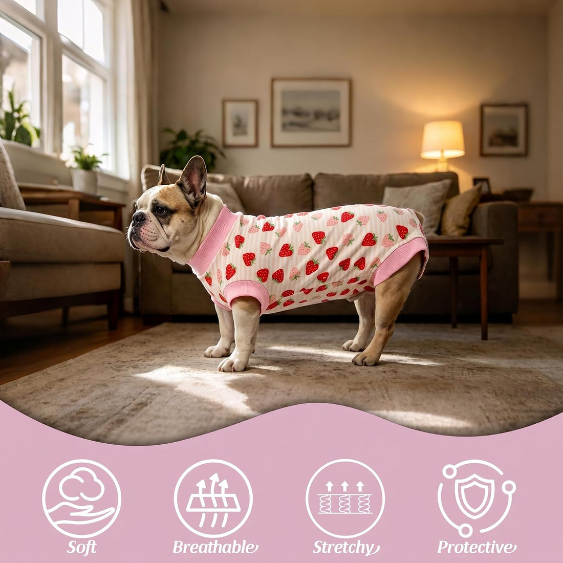 Dog Surgery Recovery Suit Spay Recovery Onesie for Female Male Dogs