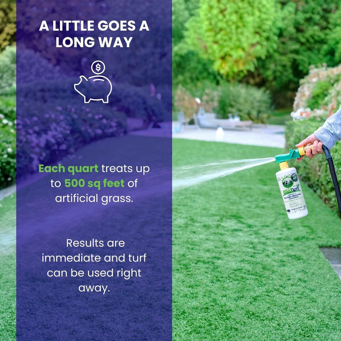 BioTurf BioS+ Turf Cleaner for Pet Urine Outdoor